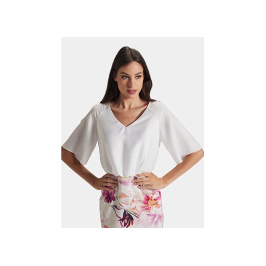Swing Sukienka koktajlowa 5AG16100 Kolorowy Slim Fit Swing 40 MODIVO