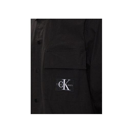 Calvin Klein Jeans Koszula J30J325618 Czarny Relaxed Fit M MODIVO