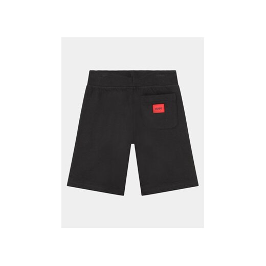 Hugo Szorty sportowe G00036 S Czarny Regular Fit 12Y MODIVO