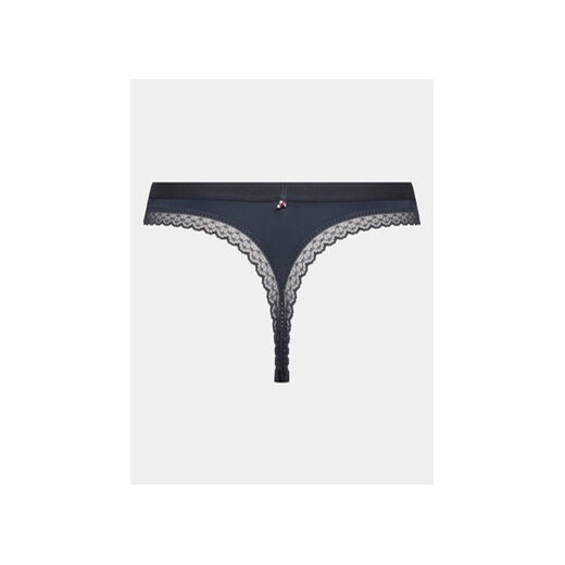 Tommy Hilfiger Stringi UW0UW04184 Granatowy Tommy Hilfiger XS MODIVO