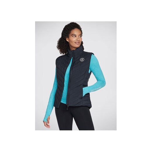 Skechers Bezrękawnik Goshield Everyday Vest JA7 Czarny Regular Fit Skechers XS MODIVO
