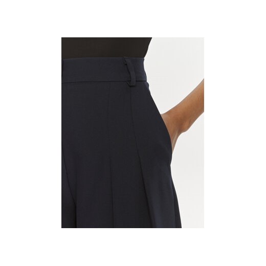Maryley Spodnie palazzo 24EB579/43BL Granatowy Relaxed Fit Maryley S MODIVO