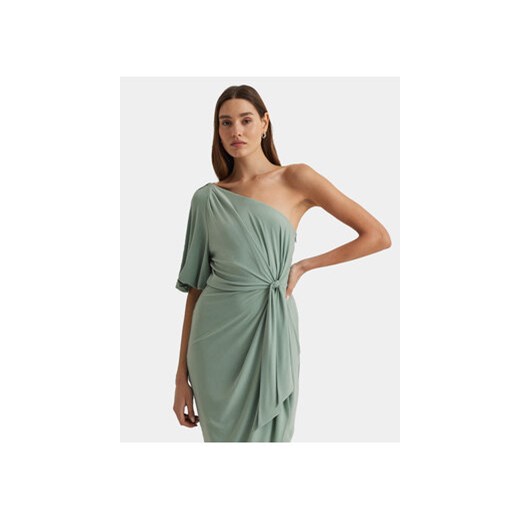 Lauren Ralph Lauren Sukienka koktajlowa 250939505001 Zielony Slim Fit 40 MODIVO