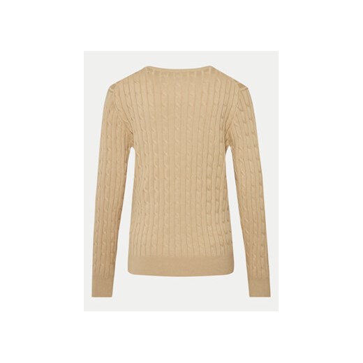 Gant Sweter 4800100 Beżowy Slim Fit Gant L MODIVO