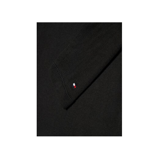 Tommy Hilfiger Bluzka Essential KS0KS00202 D Czarny Regular Fit Tommy Hilfiger 10Y MODIVO