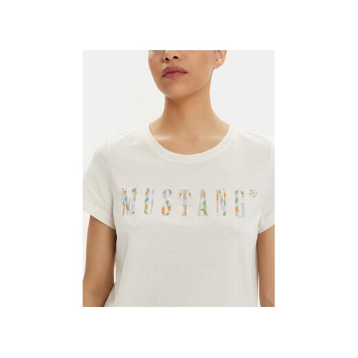 Mustang T-Shirt Albany 1014984 Biały Relaxed Fit Mustang S MODIVO