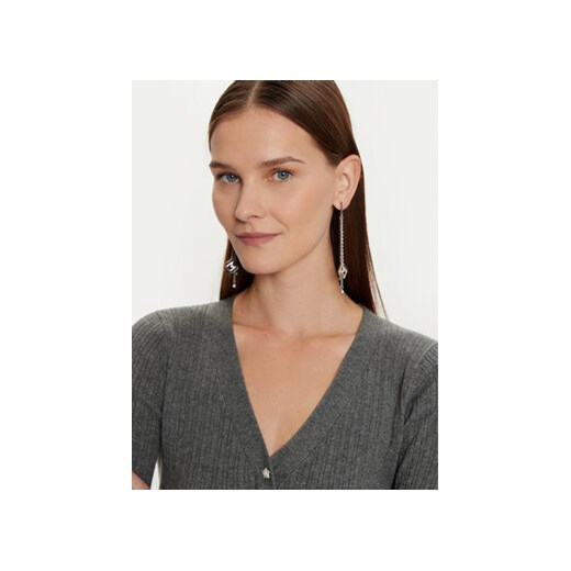 Morgan Sukienka dzianinowa 242-RMFRED Szary Slim Fit Morgan XS MODIVO