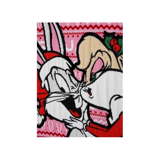 Marc Jacobs Sukienka dzianinowa LOONEY TUNES W12454 Różowy Regular Fit Marc Jacobs 10Y MODIVO