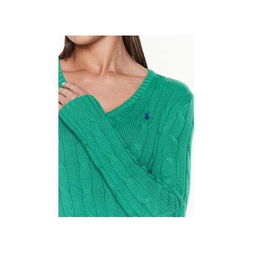Polo Ralph Lauren Sweter 211891641005 Zielony Slim Fit Polo Ralph Lauren XS MODIVO