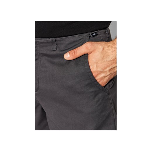 Vans Szorty materiałowe Authentic Chino VN0A5FJX Szary Relaxed Fit Vans 30 MODIVO
