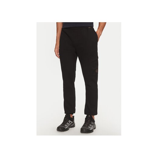 Napapijri Spodnie dresowe M-Badge NP0A4I33 Czarny Regular Fit Napapijri XXL MODIVO