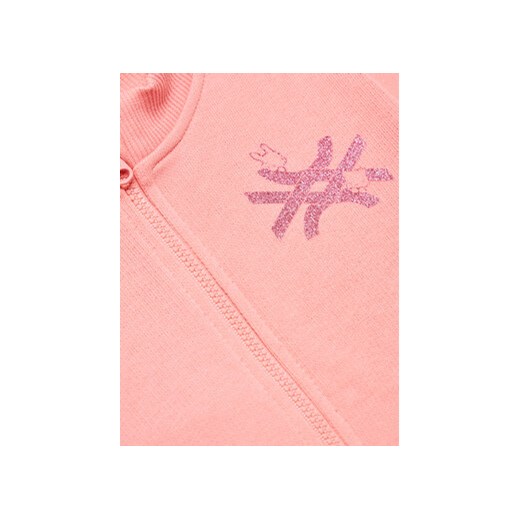 United Colors Of Benetton Bluza 3J70G5020 Różowy Regular Fit United Colors Of Benetton 98 MODIVO