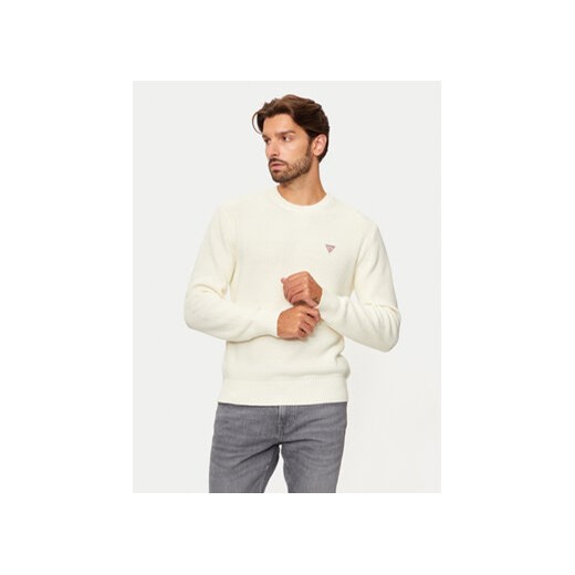Guess Sweter M4BR30 Z3HM1 Écru Regular Fit Guess XL MODIVO