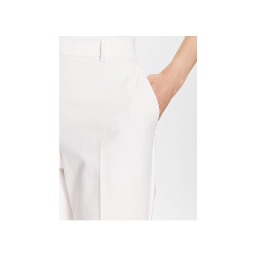 Selected Femme Spodnie materiałowe 16088026 Biały Straight Fit Selected Femme 40_32 MODIVO