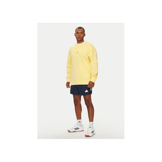 adidas Bluza ALL SZN French Terry IY6549 Żółty Loose Fit S MODIVO