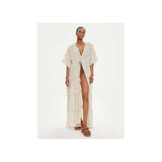 LOLA CASADEMUNT Kimono LS2416055 Écru Relaxed Fit Lola Casademunt M MODIVO
