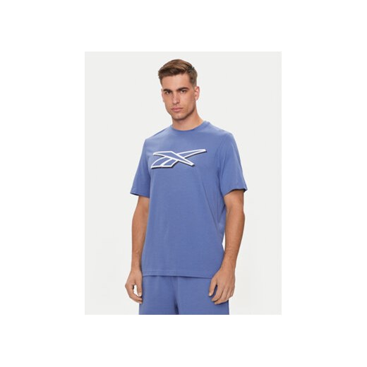 Reebok T-Shirt Vector Pack Ri Logo Tee 100202408 Fioletowy Regular Fit ze sklepu MODIVO w kategorii T-shirty męskie - zdjęcie 176844690