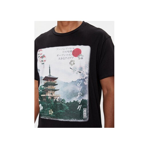 Brave Soul T-Shirt MTS-149SAPPORO Czarny Straight Fit M MODIVO