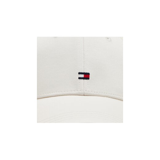 Tommy Hilfiger Czapka z daszkiem Essential Flag Cap AW0AW16360 Biały Tommy Hilfiger uniwersalny MODIVO