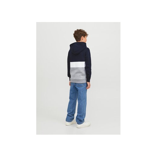 Jack&Jones Junior Bluza 12237402 Granatowy Regular Fit Jack&jones Junior 128 MODIVO