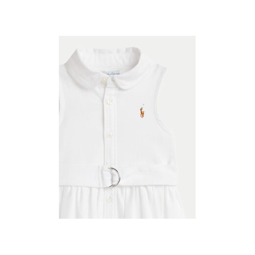 Polo Ralph Lauren Sukienka codzienna 310934188001 Biały Regular Fit Polo Ralph Lauren 12M MODIVO