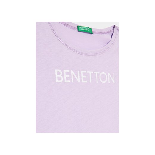 United Colors Of Benetton T-Shirt 3I1XC10C0 Fioletowy Regular Fit United Colors Of Benetton 168 MODIVO