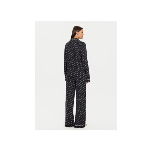 Guess Piżama O5RX08 KCIN2 Czarny Regular Fit Guess XS MODIVO