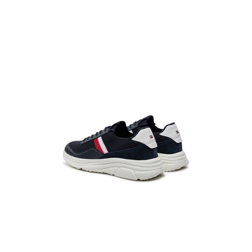 Tommy Hilfiger Sneakersy Modern Runner Premium Knit FM0FM05135 Granatowy Tommy Hilfiger 44 MODIVO