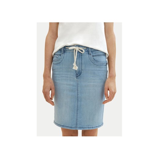 Tom Tailor Spódnica jeansowa 1040349 Niebieski Regular Fit Tom Tailor 38 MODIVO