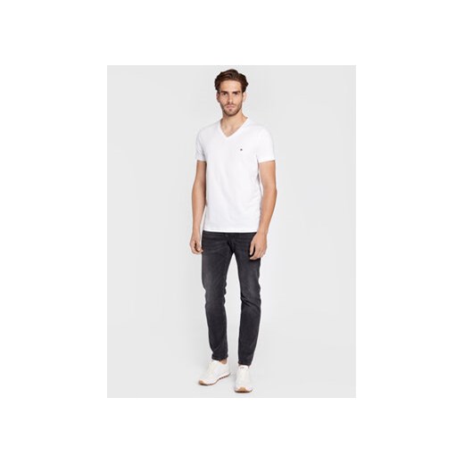 Tommy Hilfiger T-Shirt Core Stretch MW0MW27540 Biały Slim Fit Tommy Hilfiger XXL MODIVO