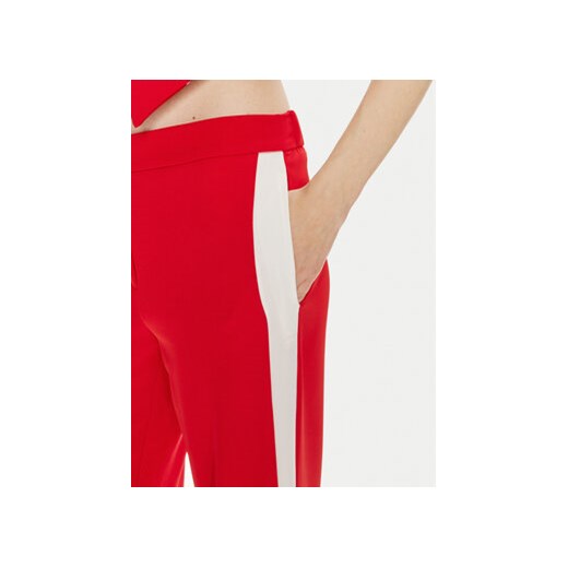 Maryley Spodnie materiałowe 24EB583/04FI Czerwony Regular Fit Maryley S MODIVO