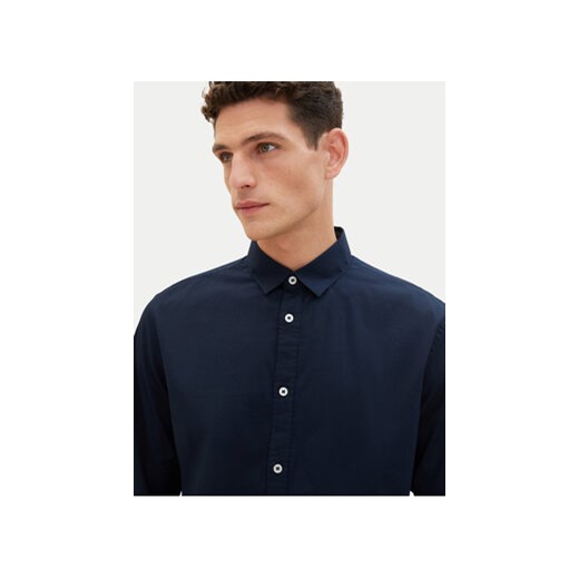 Tom Tailor Koszula 1037435 Granatowy Regular Fit Tom Tailor M MODIVO