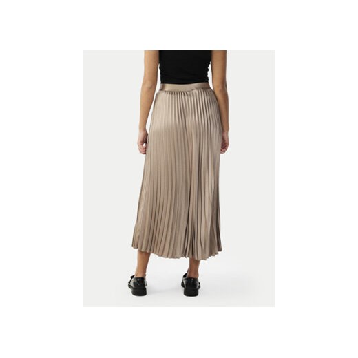 YAS Spódnica plisowana Celine 26032184 Beżowy Regular Fit Yas L MODIVO