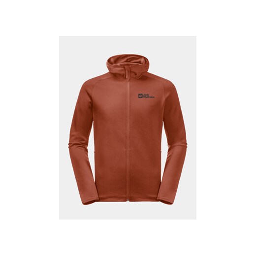 Jack Wolfskin Bluza techniczna Baiselberg Hooded Fz 1710541 Czerwony Regular Fit Jack Wolfskin S MODIVO