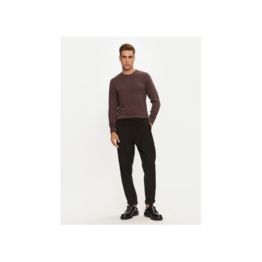 Calvin Klein Sweter Superior K10K109474 Brązowy Regular Fit Calvin Klein M MODIVO