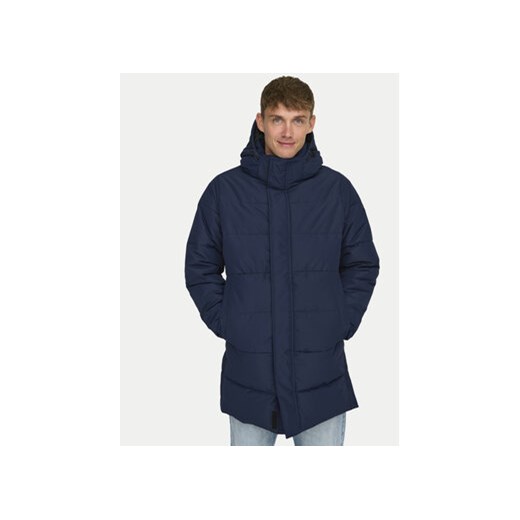 Only & Sons Kurtka puchowa 22020156 Granatowy Regular Fit Only & Sons XXL MODIVO