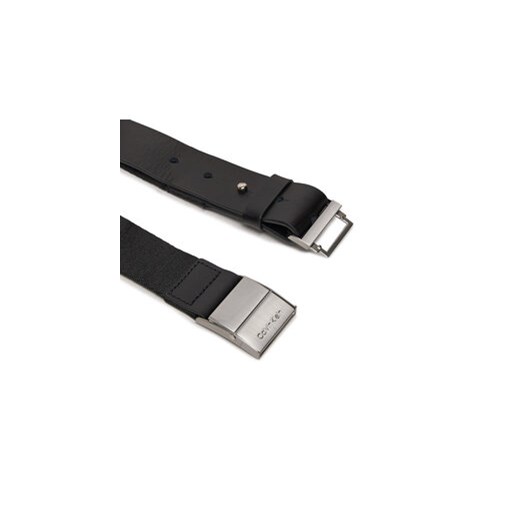 Calvin Klein Pasek Męski Iconic Plaque K50K510954 Czarny Calvin Klein 90 MODIVO