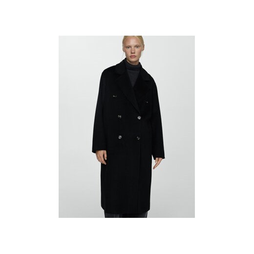 Mango Płaszcz wełniany Picarol 77025638 Czarny Oversize Mango M MODIVO