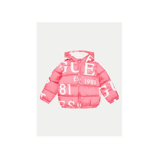 Guess Kurtka puchowa H4BT00 WCFM0 Różowy Regular Fit Guess 4Y MODIVO