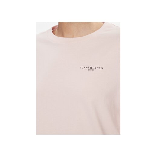 Tommy Hilfiger Bluzka Mini Corp Logo WW0WW39784 Różowy Relaxed Fit Tommy Hilfiger M MODIVO