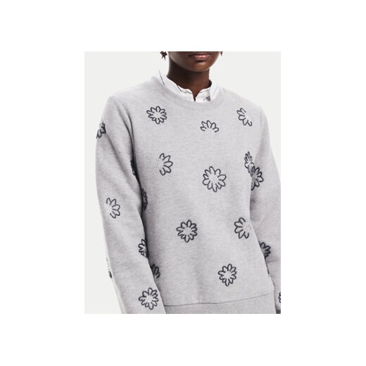 Desigual Bluza Joya 24WWSK32 Szary Regular Fit Desigual L MODIVO