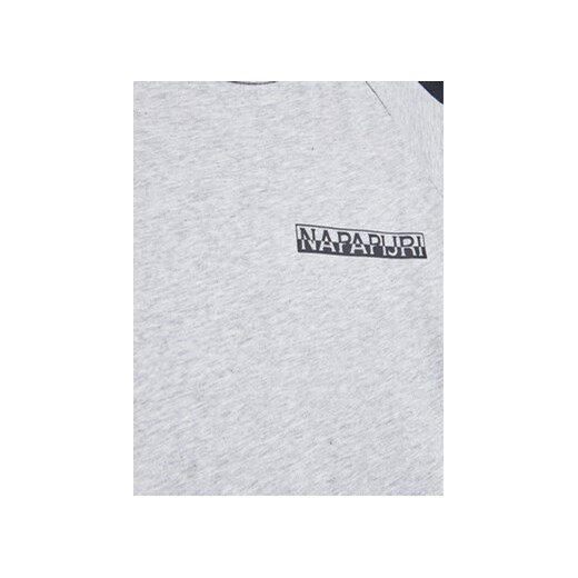 Napapijri T-Shirt S-Pinta NP0A4H2Y D Szary Regular Fit Napapijri 16Y MODIVO