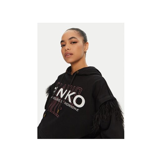 PINKO Bluzka 103129 A1LU Czarny Regular Fit Pinko XL MODIVO