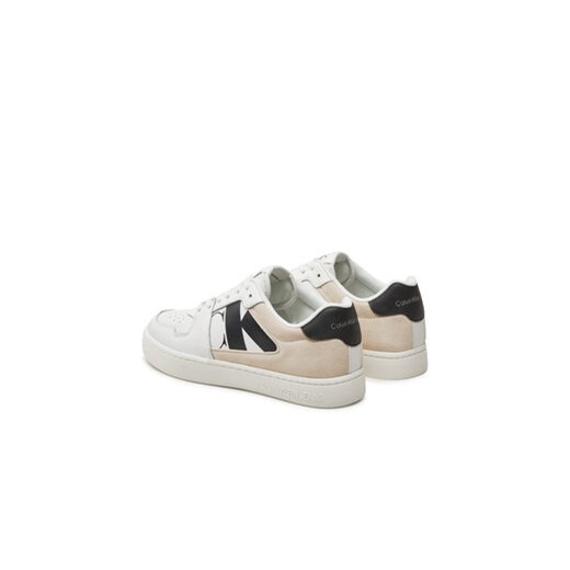 Calvin Klein Jeans Sneakersy Classic Cupsole Low Laceup Nbs YM0YM01002 Biały 45 MODIVO