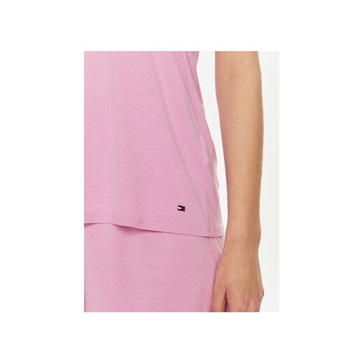 Tommy Hilfiger Koszulka piżamowa UW0UW05398 Różowy Regular Fit Tommy Hilfiger L MODIVO