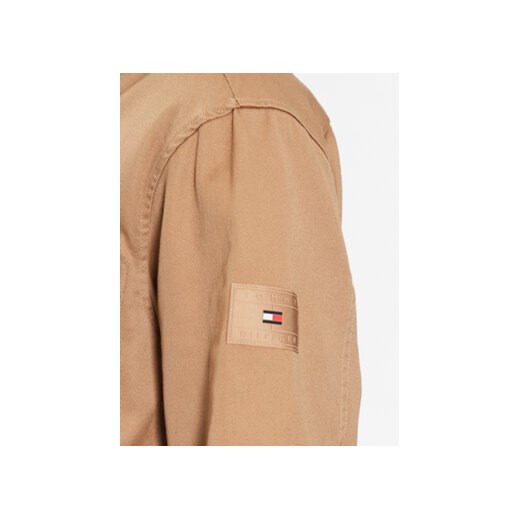 Tommy Hilfiger Kurtka jeansowa Solid MW0MW31773 Brązowy Regular Fit Tommy Hilfiger XL MODIVO
