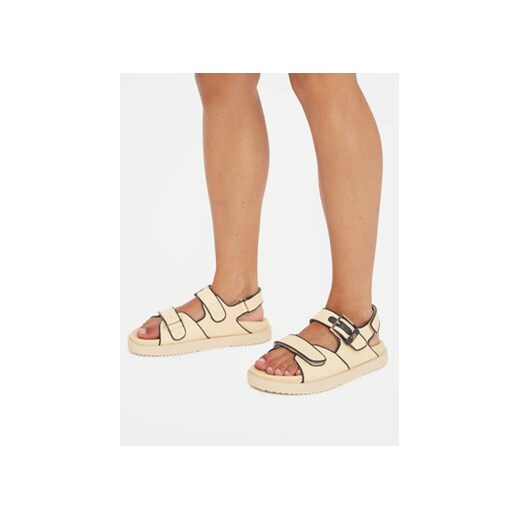Tommy Hilfiger Sandały Rafia Sporty Sandal FW0FW07896 Beżowy Tommy Hilfiger 36 MODIVO