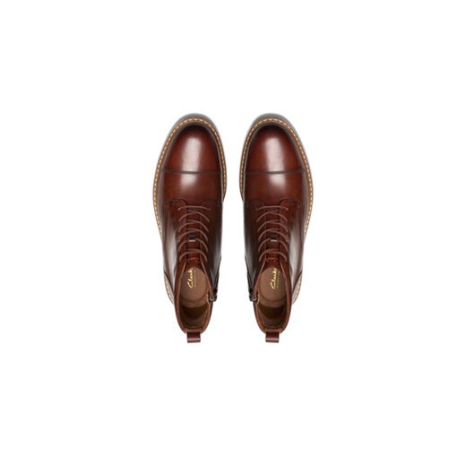 Clarks Kozaki Aldwin Cap 26179733 Brązowy Clarks 40 MODIVO