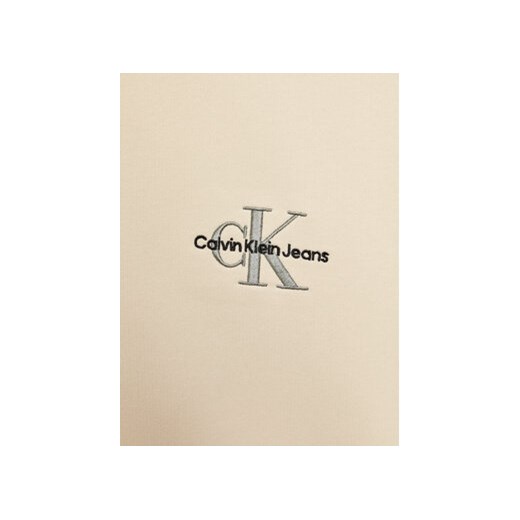 Calvin Klein Jeans Bluza Monogram IG0IG02032 Écru Regular Fit 10Y MODIVO