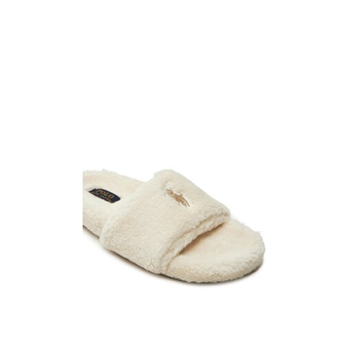 Polo Ralph Lauren Kapcie Elenore 842957051002 Écru Polo Ralph Lauren 38_5 MODIVO